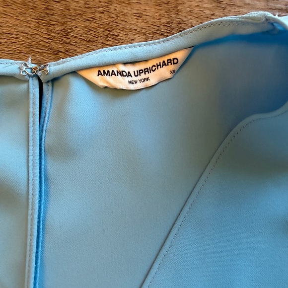 Amanda Uprichard Sky Blue Mini Dress - Picture 5 of 5